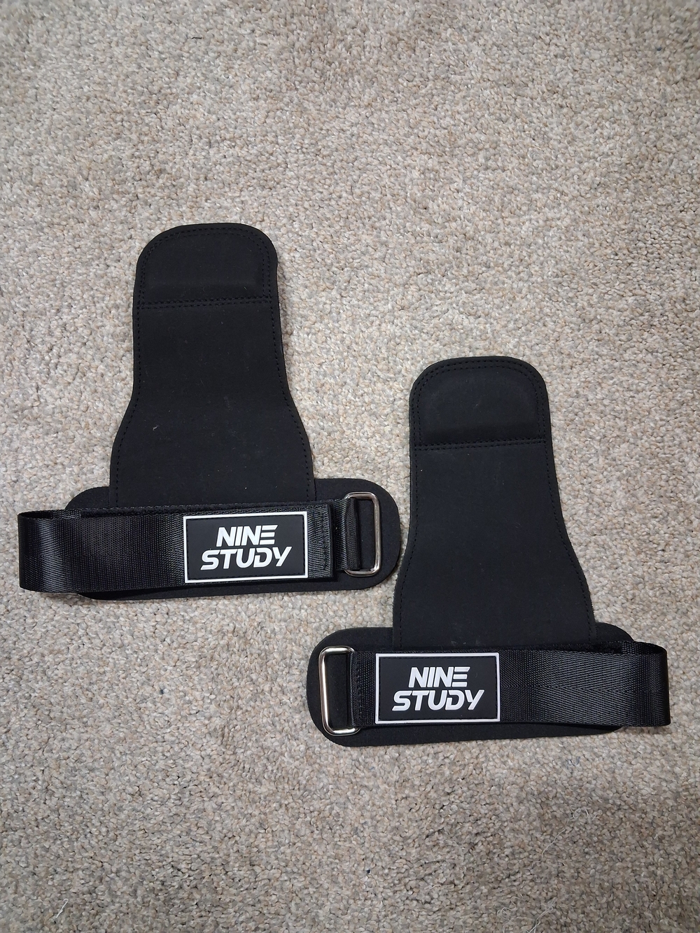 Black Lifting Grips - Men Accessories